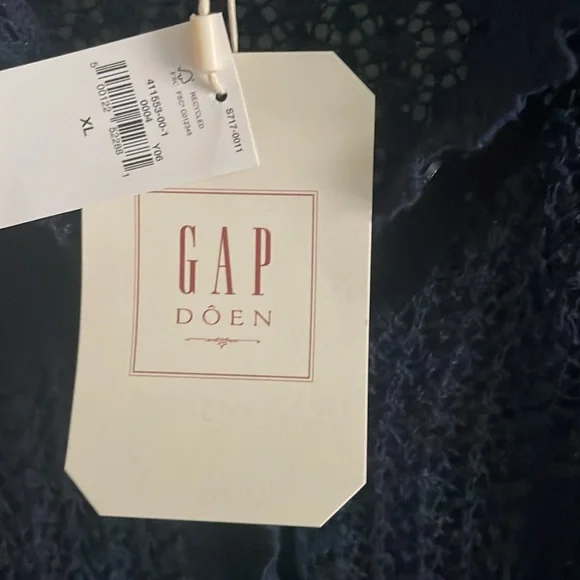 GapxDoen linen blend cardigan XL NWT - Picture 9 of 9
